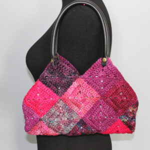 Boho Granny Square Bag - Medium